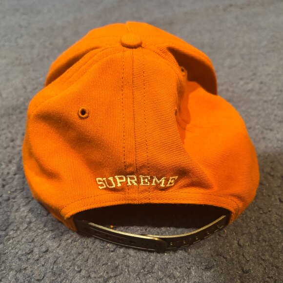 Supreme Champion 5-Panel Hat 'Rust' FW17 Pre-Owned - Picture 2 of 5